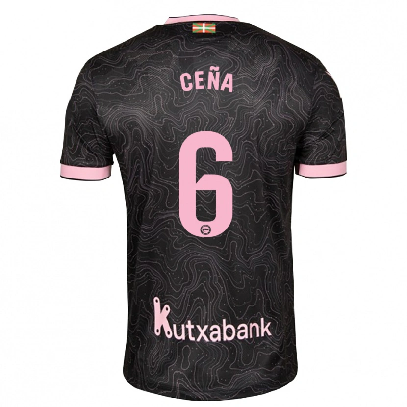 Danxen Damen Marcos Ceña #6 Schwarz Pink Auswärtstrikot Trikot 2026/27 T-Shirt Österreich