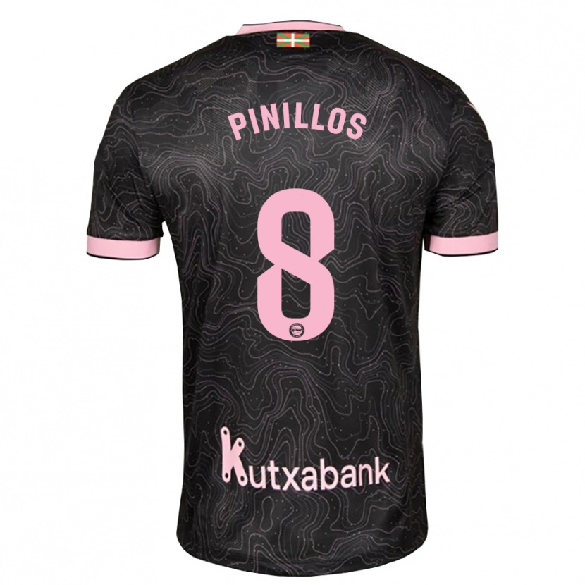 Danxen Damen Lander Pinillos #8 Schwarz Pink Auswärtstrikot Trikot 2026/27 T-Shirt Österreich