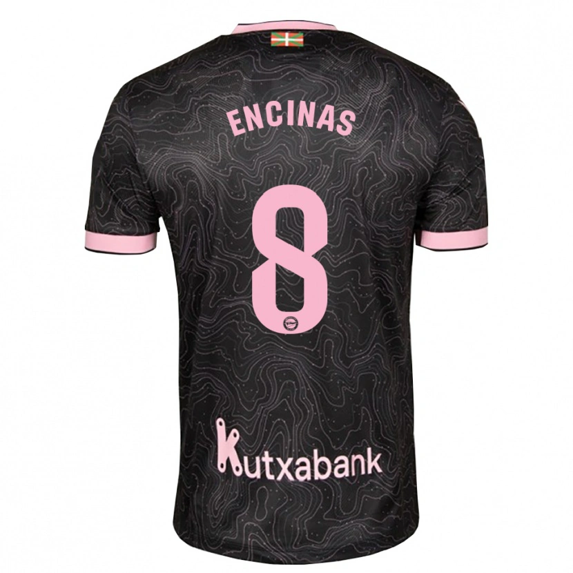 Danxen Damen Oihan Encinas #8 Schwarz Pink Auswärtstrikot Trikot 2026/27 T-Shirt Österreich