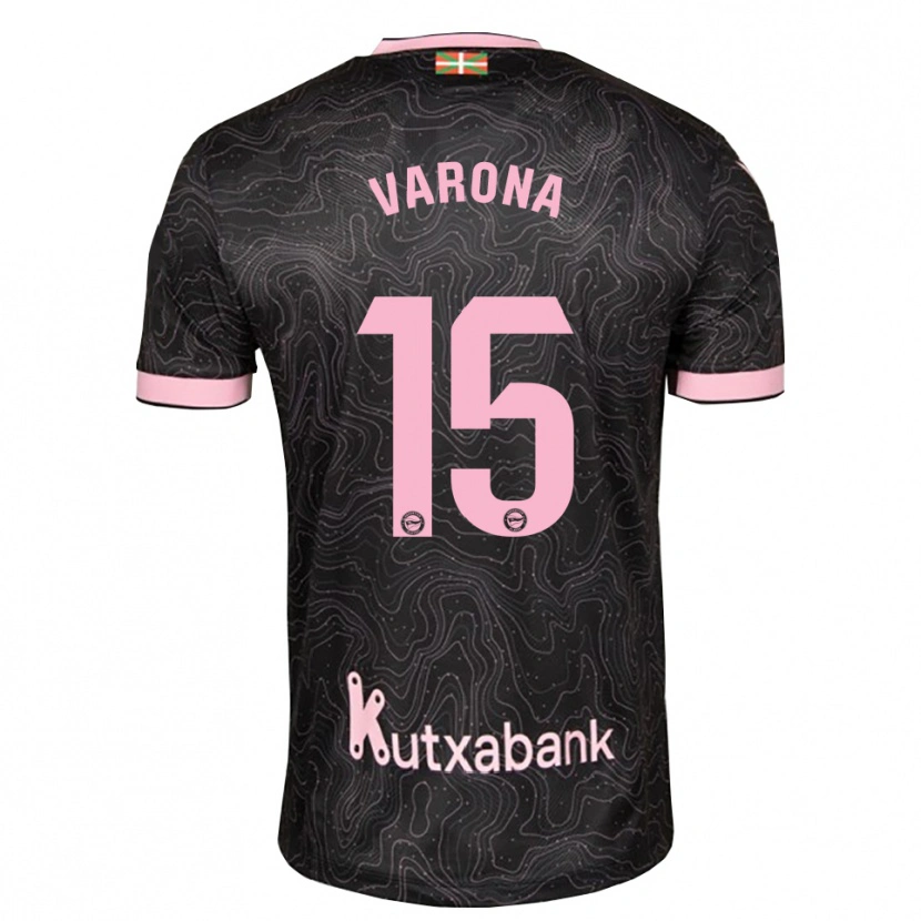 Danxen Damen Ander Varona #15 Schwarz Pink Auswärtstrikot Trikot 2026/27 T-Shirt Österreich