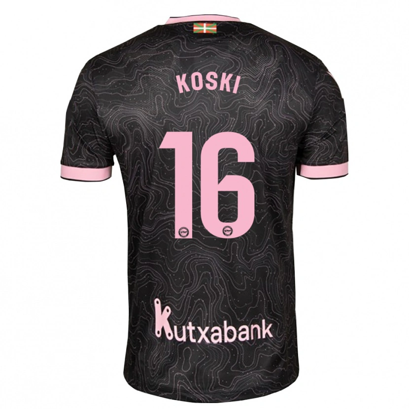 Danxen Damen Ville Koski #16 Schwarz Pink Auswärtstrikot Trikot 2026/27 T-Shirt Österreich
