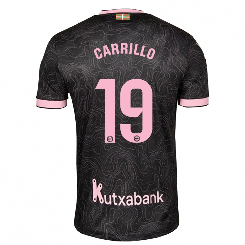 Danxen Damen Sara Carrillo #19 Schwarz Pink Auswärtstrikot Trikot 2026/27 T-Shirt Österreich