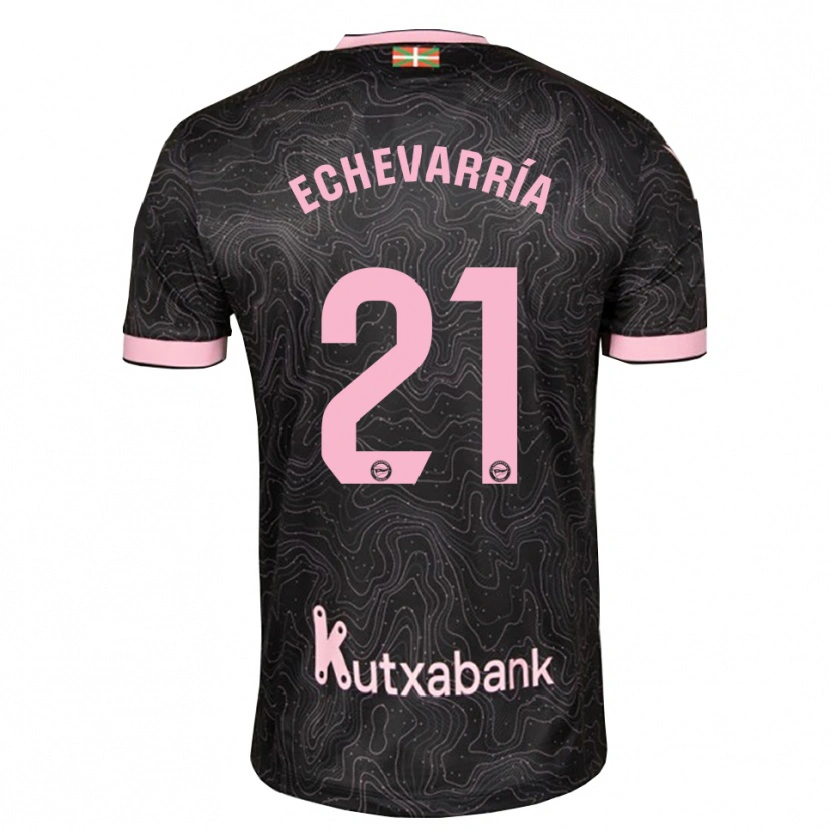 Danxen Damen Martin Echevarría #21 Schwarz Pink Auswärtstrikot Trikot 2026/27 T-Shirt Österreich