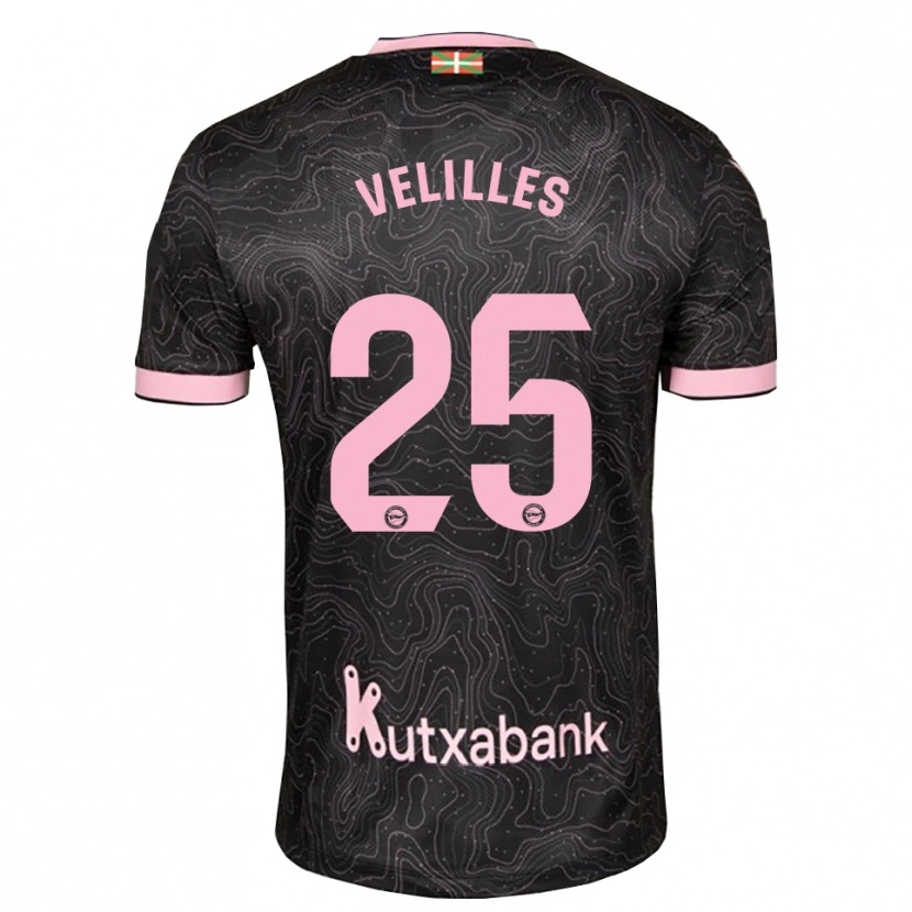 Danxen Damen Luis Velilles #25 Schwarz Pink Auswärtstrikot Trikot 2026/27 T-Shirt Österreich