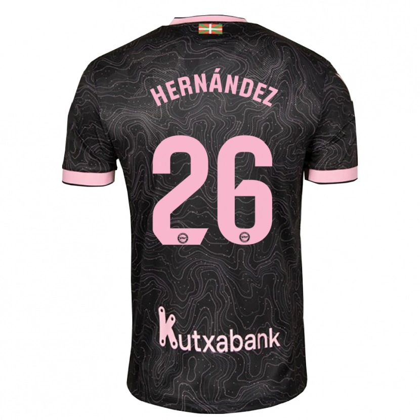 Danxen Damen Izei Hernández #26 Schwarz Pink Auswärtstrikot Trikot 2026/27 T-Shirt Österreich