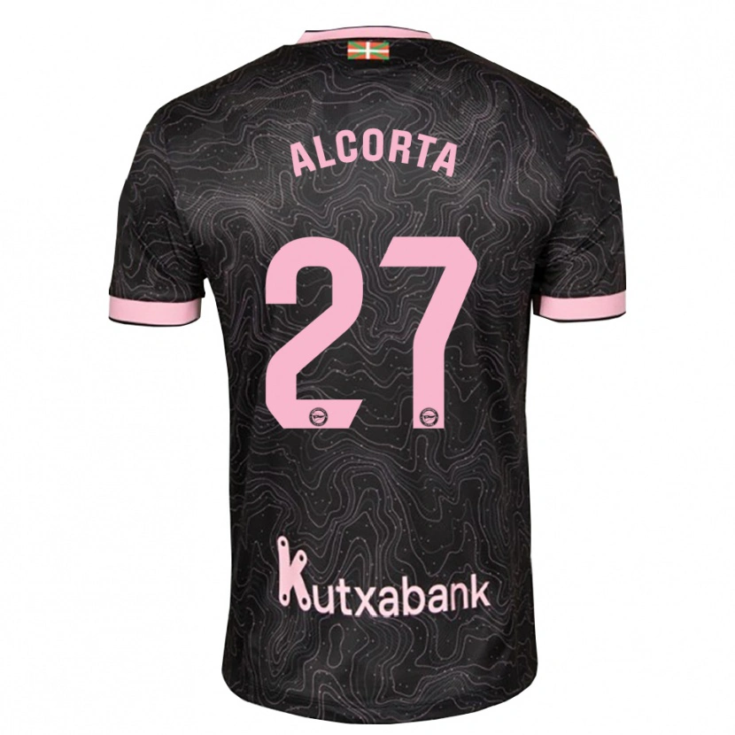 Danxen Damen Alaitz Alcorta #27 Schwarz Pink Auswärtstrikot Trikot 2026/27 T-Shirt Österreich