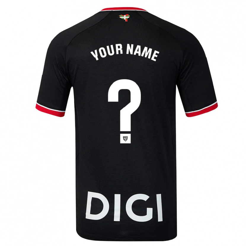 Danxen Damen Ihren Namen #0 Schwarz Weiß Rot Auswärtstrikot Trikot 2026/27 T-Shirt Österreich