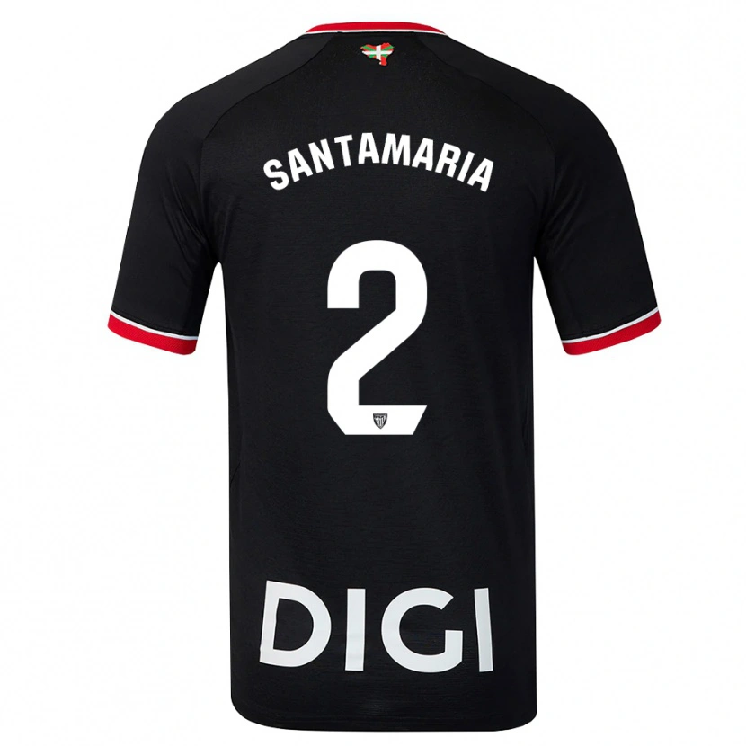 Danxen Damen Unai Santamaría #2 Schwarz Weiß Rot Auswärtstrikot Trikot 2026/27 T-Shirt Österreich