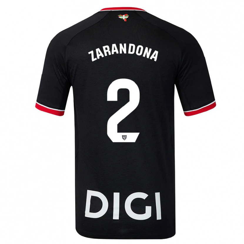 Danxen Damen Telmo Zarandona #2 Schwarz Weiß Rot Auswärtstrikot Trikot 2026/27 T-Shirt Österreich