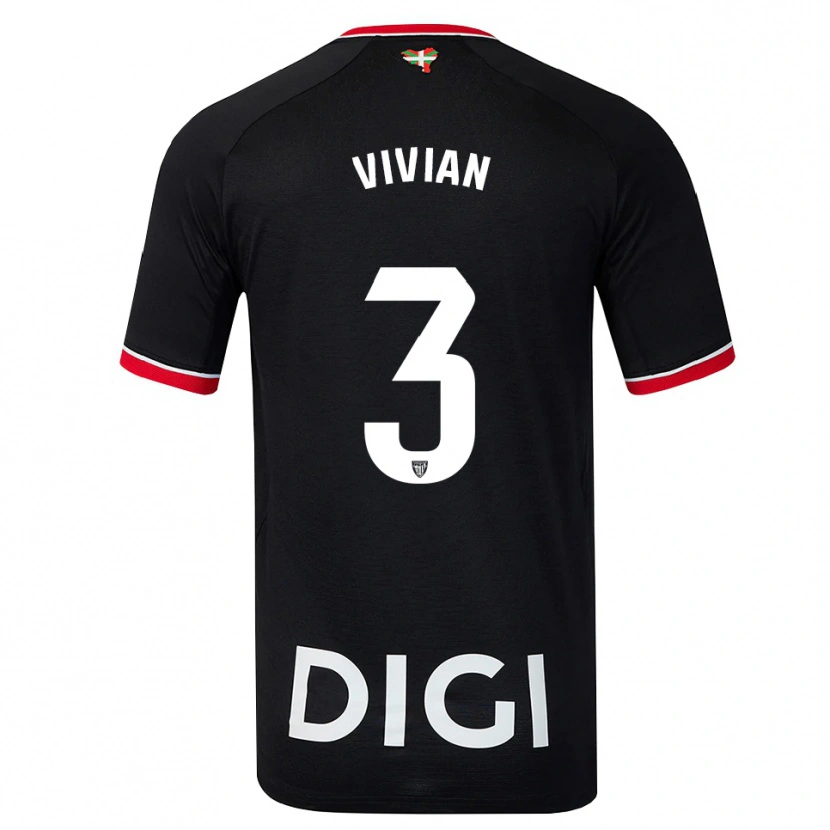 Danxen Damen Dani Vivian #3 Schwarz Weiß Rot Auswärtstrikot Trikot 2026/27 T-Shirt Österreich