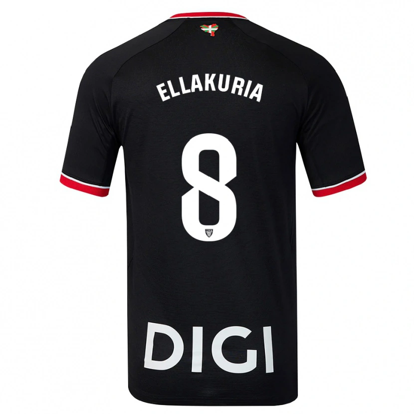 Danxen Damen Eneko Ellakuria #8 Schwarz Weiß Rot Auswärtstrikot Trikot 2026/27 T-Shirt Österreich