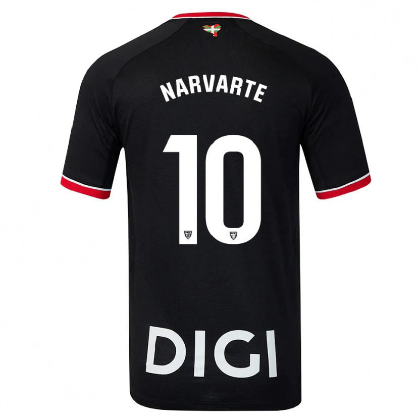 Danxen Damen Danel Narvarte #10 Schwarz Weiß Rot Auswärtstrikot Trikot 2026/27 T-Shirt Österreich