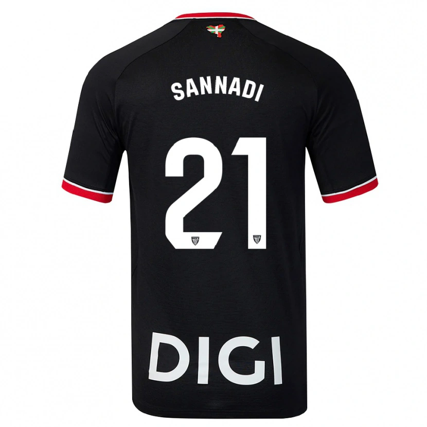 Danxen Damen Maroan Sannadi #21 Schwarz Weiß Rot Auswärtstrikot Trikot 2026/27 T-Shirt Österreich