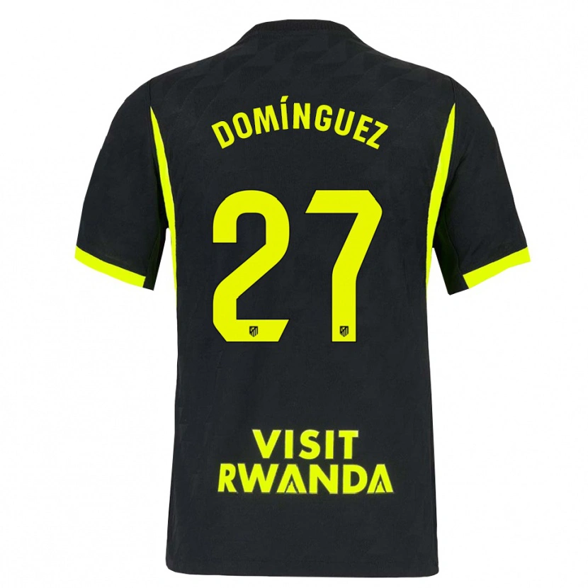 Danxen Damen Jorge Domínguez #27 Hellgrün Schwarz Auswärtstrikot Trikot 2026/27 T-Shirt Österreich