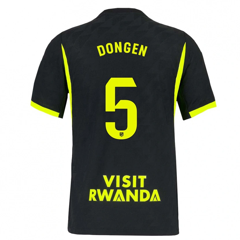 Danxen Damen Merel Van Dongen #5 Hellgrün Schwarz Auswärtstrikot Trikot 2026/27 T-Shirt Österreich