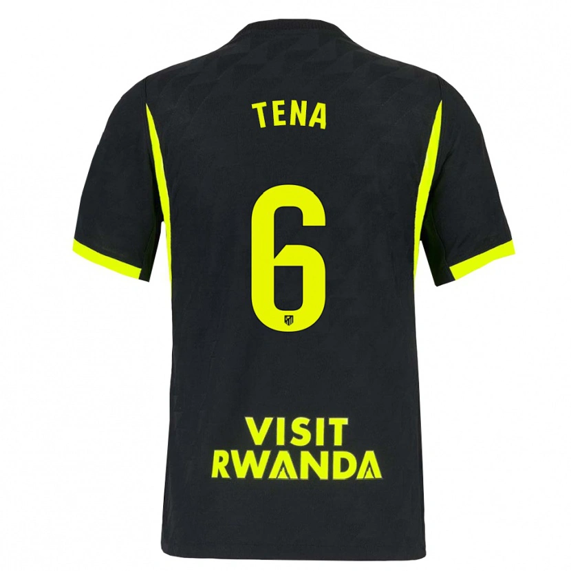 Danxen Damen Javi Tena #6 Hellgrün Schwarz Auswärtstrikot Trikot 2026/27 T-Shirt Österreich