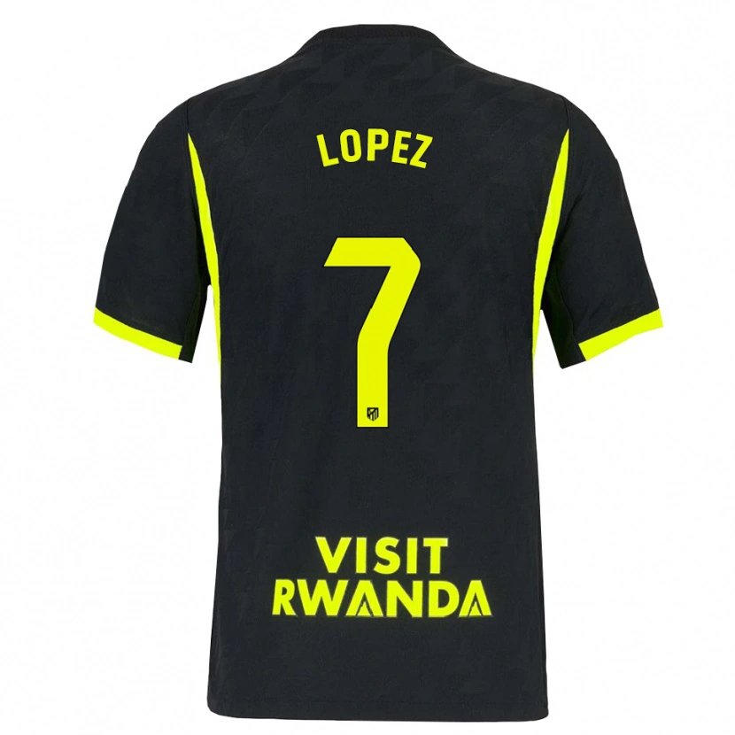 Danxen Damen Maitane Lopez #7 Hellgrün Schwarz Auswärtstrikot Trikot 2026/27 T-Shirt Österreich