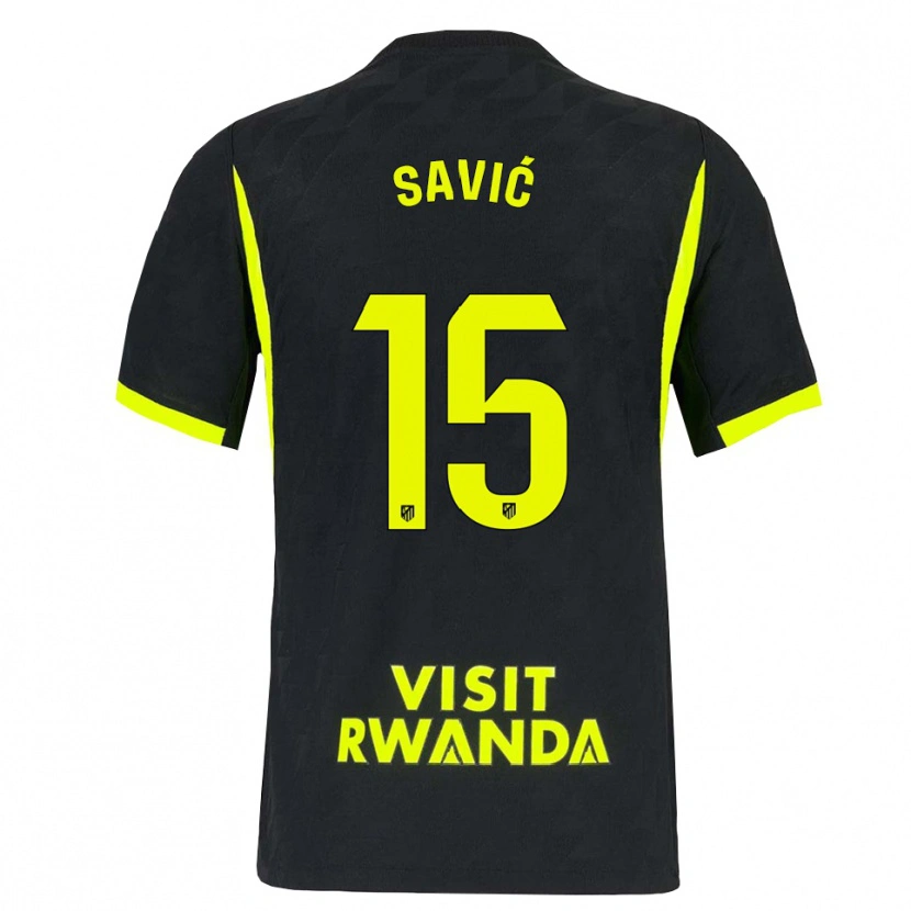 Danxen Damen Stefan Savic #15 Hellgrün Schwarz Auswärtstrikot Trikot 2026/27 T-Shirt Österreich