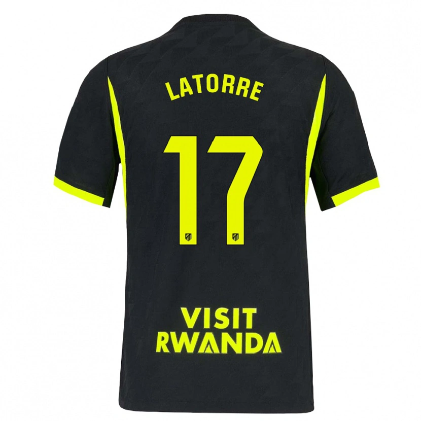 Danxen Damen Barbara Latorre #17 Hellgrün Schwarz Auswärtstrikot Trikot 2026/27 T-Shirt Österreich