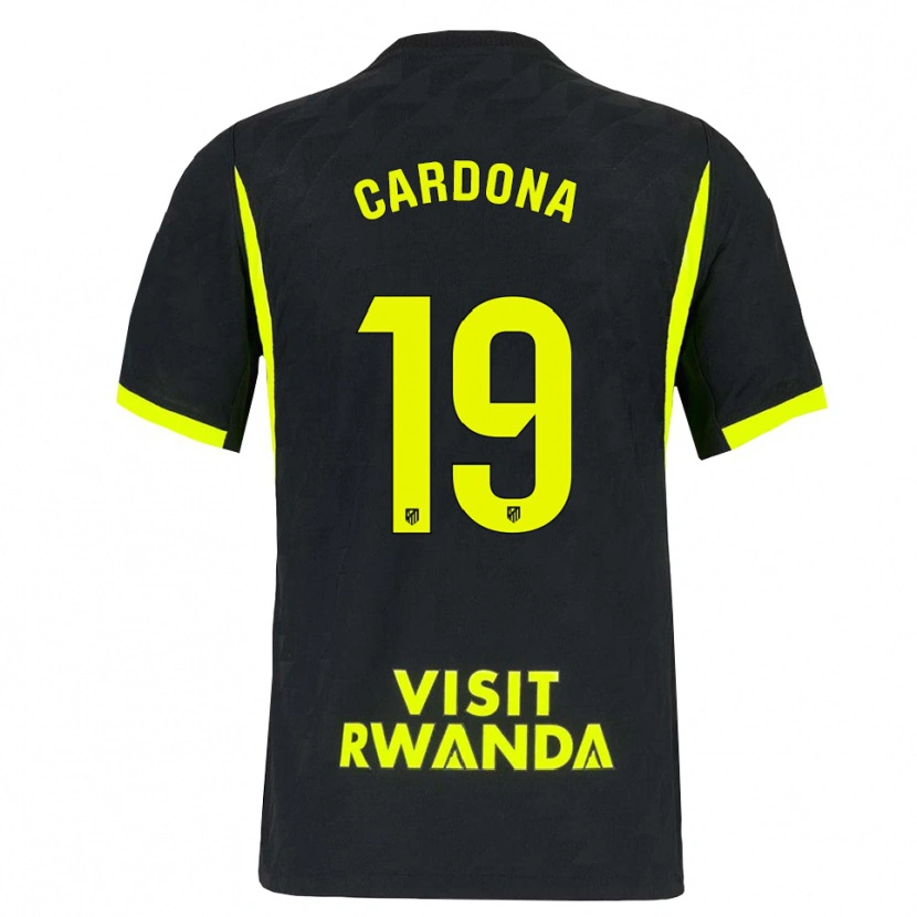 Danxen Damen Marta Cardona #19 Hellgrün Schwarz Auswärtstrikot Trikot 2026/27 T-Shirt Österreich