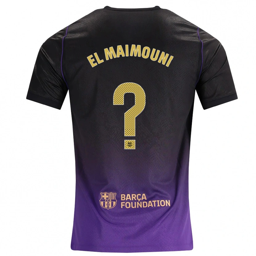 Danxen Damen Mahdi El Maimouni #0 Lila Gelb Schwarz Auswärtstrikot Trikot 2026/27 T-Shirt Österreich