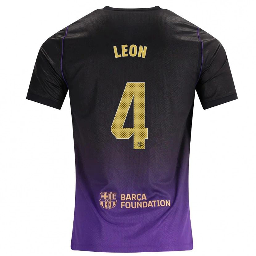 Danxen Damen Maria Pilar Leon #4 Lila Gelb Schwarz Auswärtstrikot Trikot 2026/27 T-Shirt Österreich