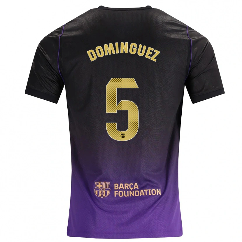 Danxen Damen Sergi Dominguez #5 Lila Gelb Schwarz Auswärtstrikot Trikot 2026/27 T-Shirt Österreich