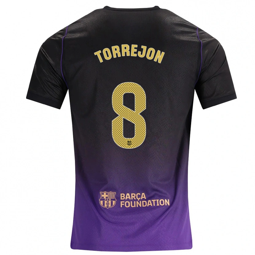 Danxen Damen Marta Torrejon #8 Lila Gelb Schwarz Auswärtstrikot Trikot 2026/27 T-Shirt Österreich