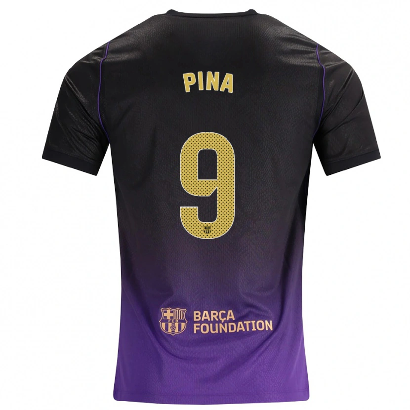 Danxen Damen Claudia Pina #9 Lila Gelb Schwarz Auswärtstrikot Trikot 2026/27 T-Shirt Österreich