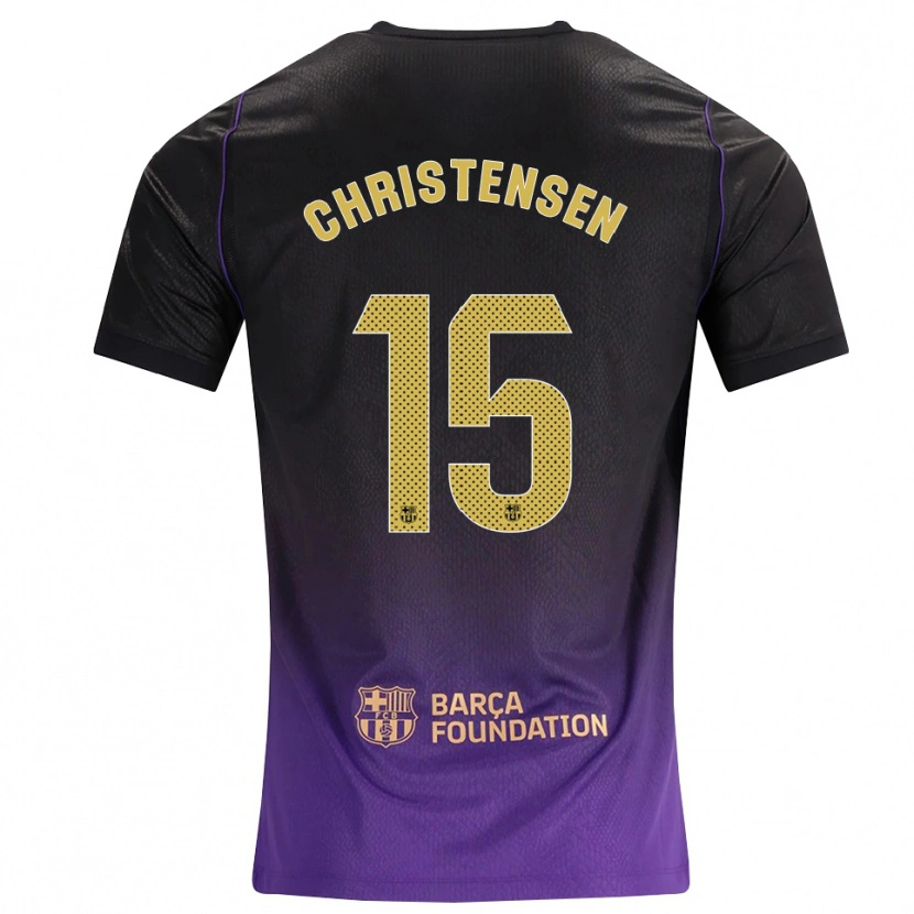 Danxen Damen Andreas Christensen #15 Lila Gelb Schwarz Auswärtstrikot Trikot 2026/27 T-Shirt Österreich