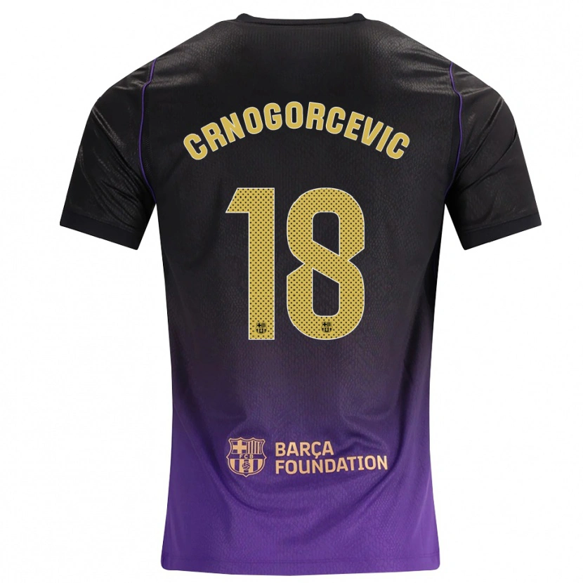 Danxen Damen Ana-Maria Crnogorcevic #18 Lila Gelb Schwarz Auswärtstrikot Trikot 2026/27 T-Shirt Österreich