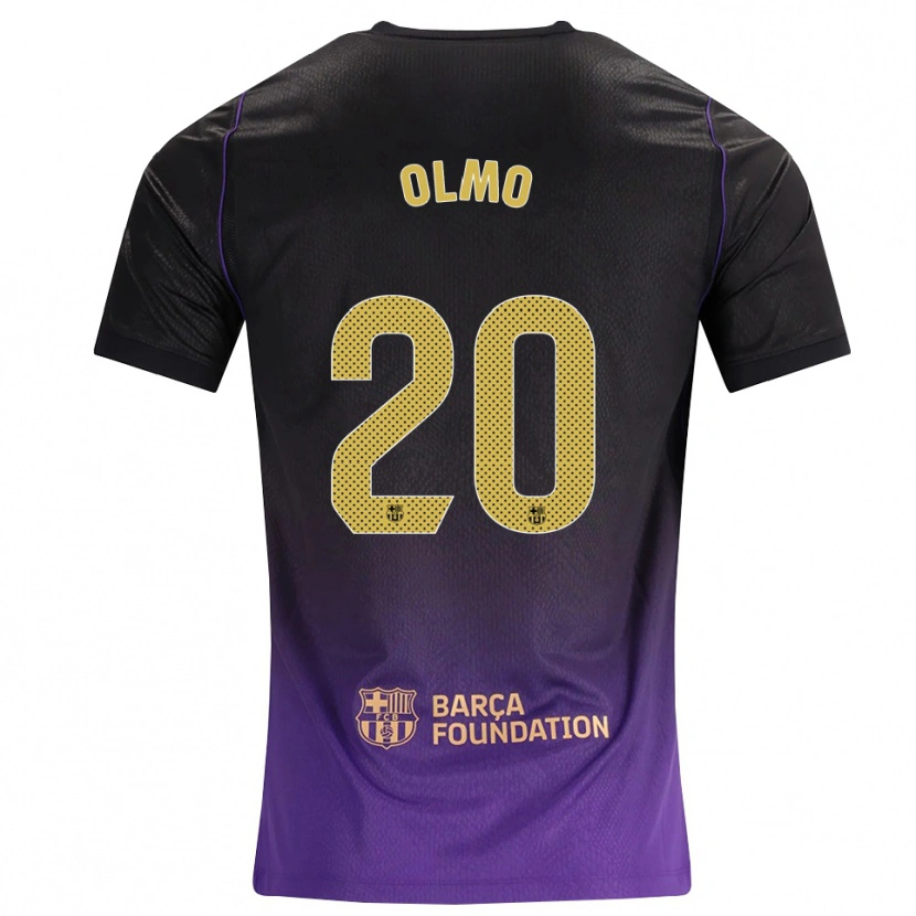 Danxen Damen Dani Olmo #20 Lila Gelb Schwarz Auswärtstrikot Trikot 2026/27 T-Shirt Österreich