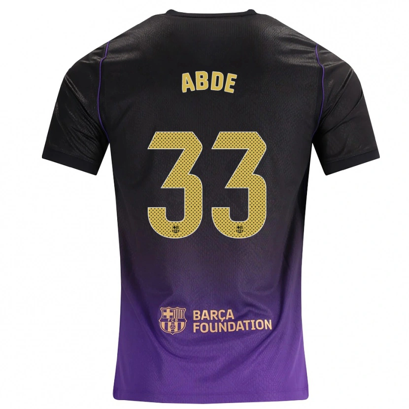 Danxen Damen Ez Abde #33 Lila Gelb Schwarz Auswärtstrikot Trikot 2026/27 T-Shirt Österreich