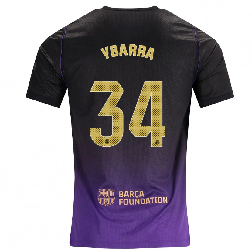 Danxen Damen Juan Ybarra #34 Lila Gelb Schwarz Auswärtstrikot Trikot 2026/27 T-Shirt Österreich