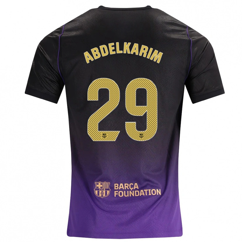 Danxen Damen Hamza Abdelkarim #29 Lila Gelb Schwarz Auswärtstrikot Trikot 2026/27 T-Shirt Österreich