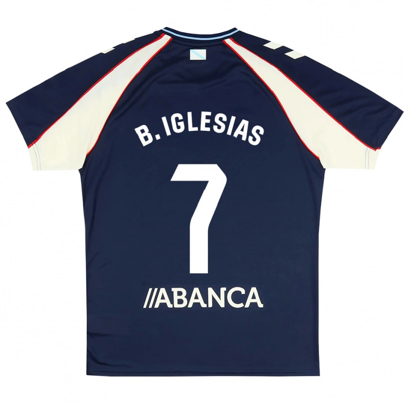 Danxen Damen Borja Iglesias #7 Königsblau Rot Weiß Auswärtstrikot Trikot 2026/27 T-Shirt Österreich