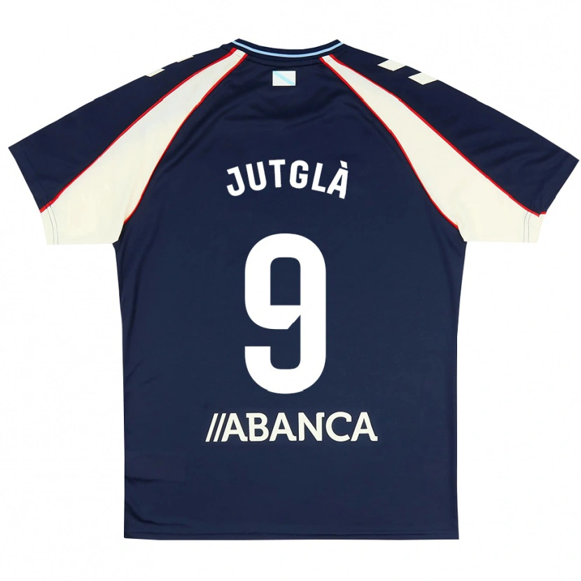 Danxen Damen Ferran Jutglà #9 Königsblau Rot Weiß Auswärtstrikot Trikot 2026/27 T-Shirt Österreich