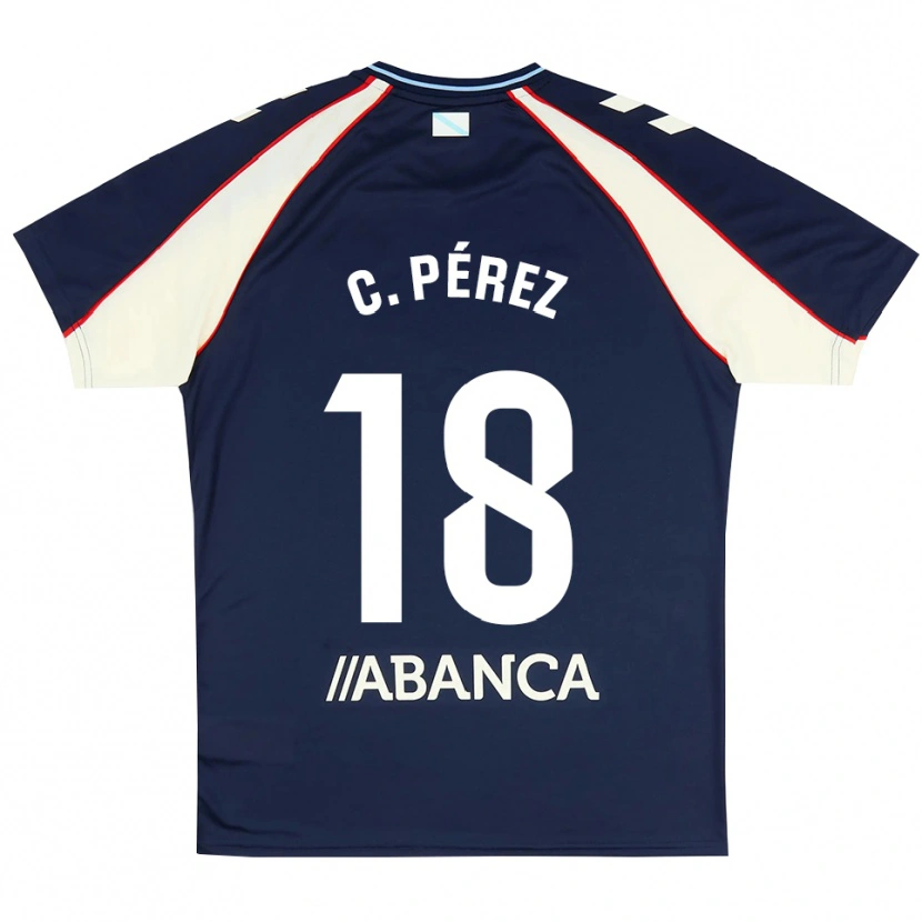 Danxen Damen Carles Pérez #18 Königsblau Rot Weiß Auswärtstrikot Trikot 2026/27 T-Shirt Österreich