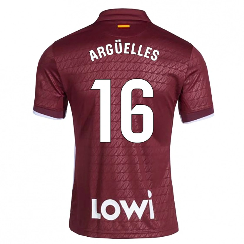 Danxen Damen David Argüelles #16 Dunkelrot Weiß Auswärtstrikot Trikot 2026/27 T-Shirt Österreich