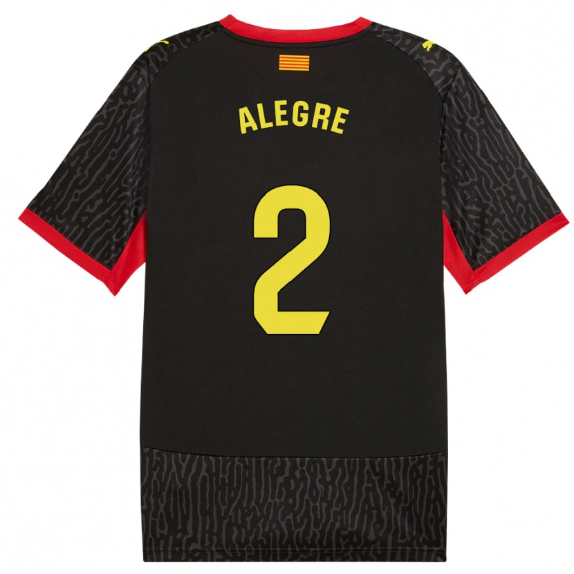 Danxen Damen Marc Alegre #2 Schwarz Gelb Rot Auswärtstrikot Trikot 2026/27 T-Shirt Österreich
