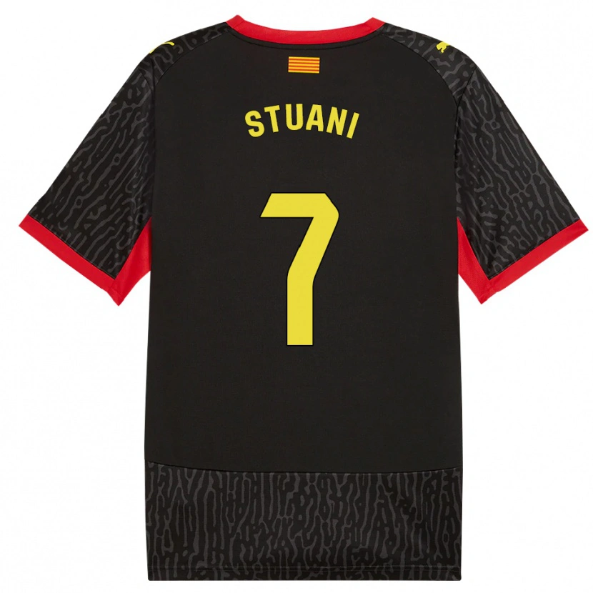 Danxen Damen Cristhian Stuani #7 Schwarz Gelb Rot Auswärtstrikot Trikot 2026/27 T-Shirt Österreich