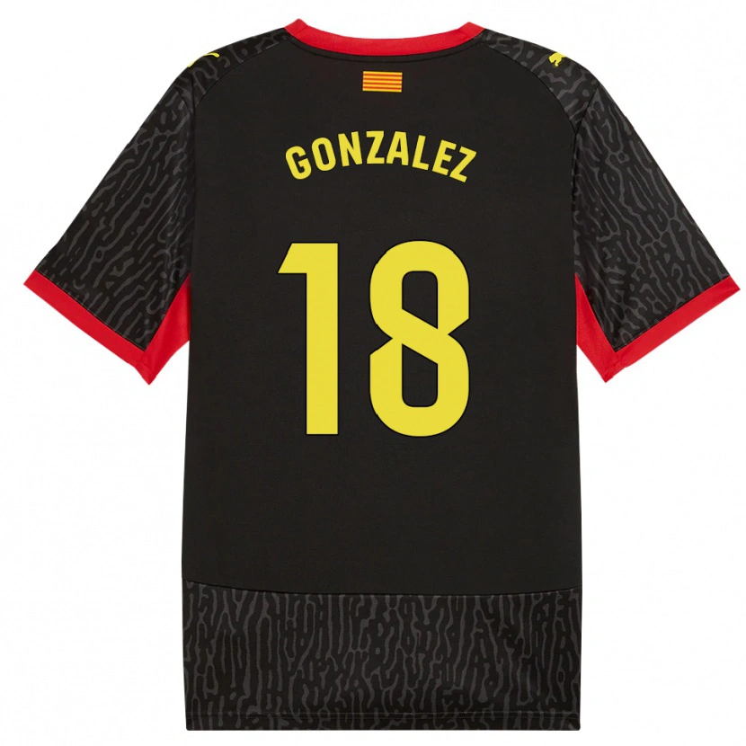 Danxen Damen Gerard Gonzalez #18 Schwarz Gelb Rot Auswärtstrikot Trikot 2026/27 T-Shirt Österreich