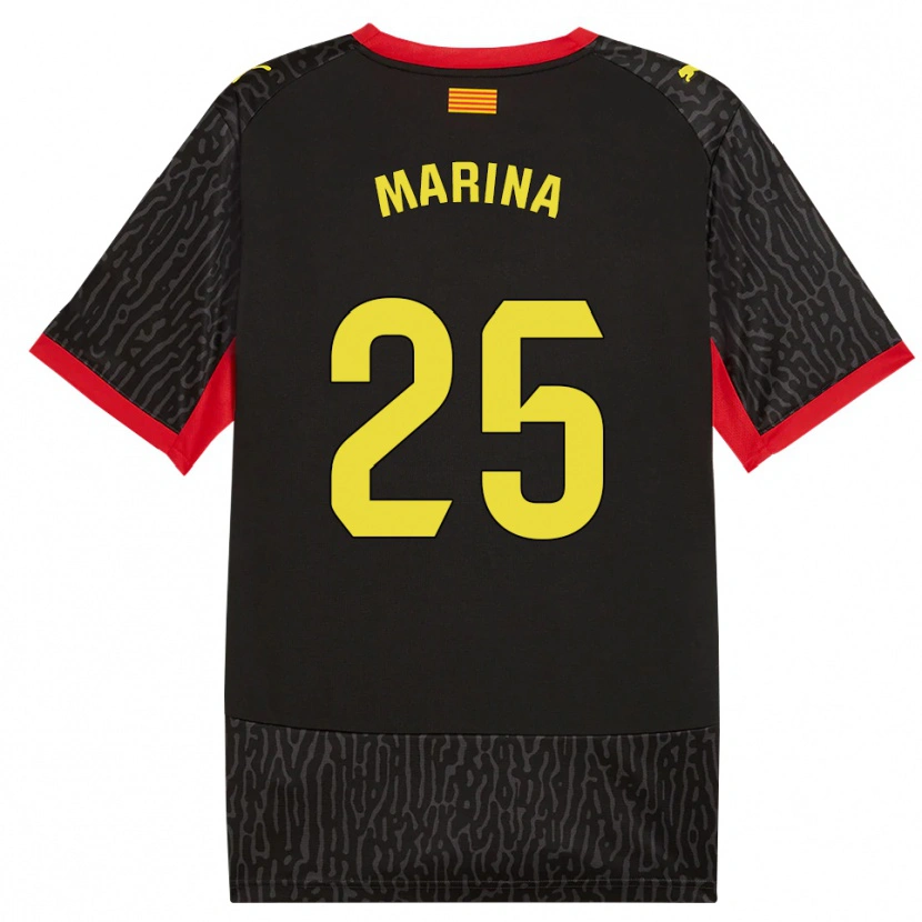 Danxen Damen Sergi Marina #25 Schwarz Gelb Rot Auswärtstrikot Trikot 2026/27 T-Shirt Österreich