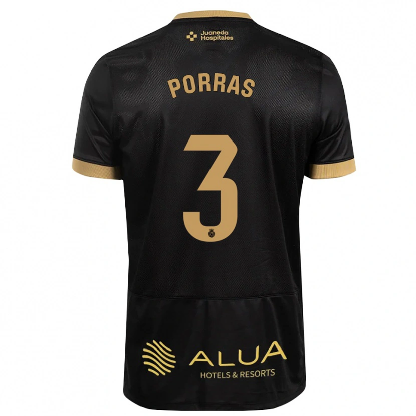 Danxen Damen Jordi Porras #3 Schwarz Sandbraun Burly Wood Auswärtstrikot Trikot 2026/27 T-Shirt Österreich
