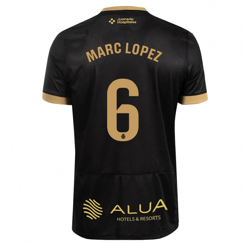 Danxen Damen Marc López #6 Schwarz Sandbraun Burly Wood Auswärtstrikot Trikot 2026/27 T-Shirt Österreich