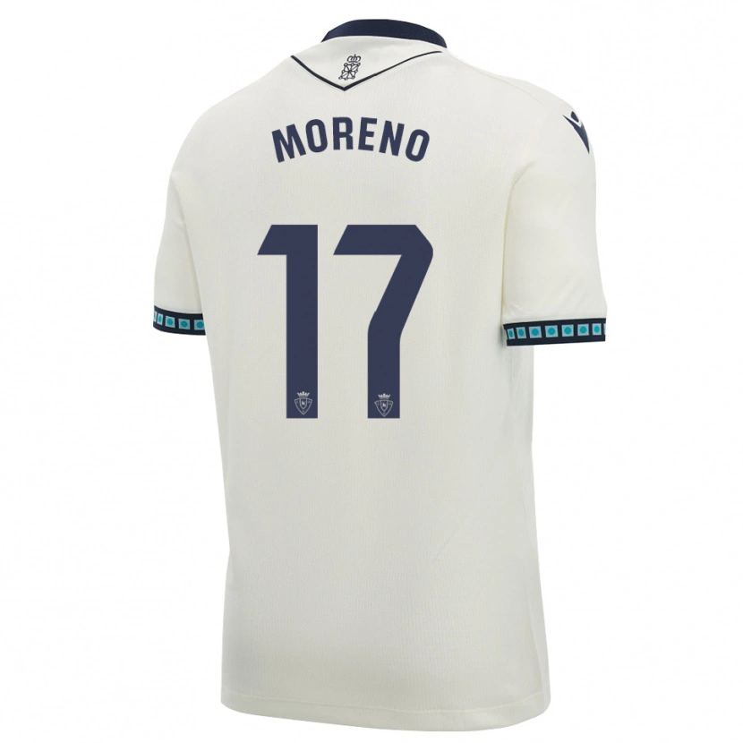 Danxen Damen Pablo Moreno #17 Weiß Schwarz Hellblau Auswärtstrikot Trikot 2026/27 T-Shirt Österreich