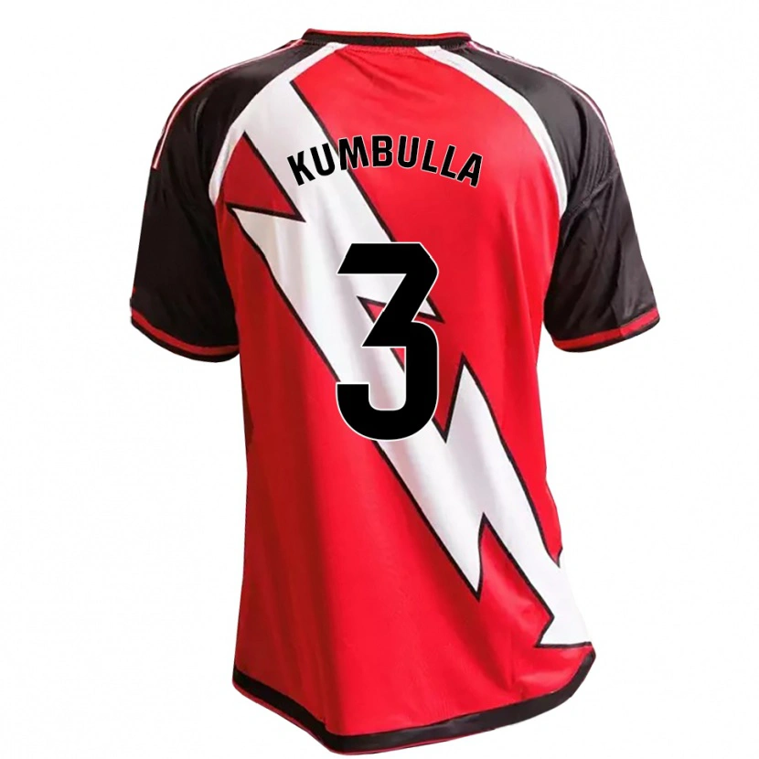 Danxen Damen Marash Kumbulla #3 Rot Schwarz Weiß Auswärtstrikot Trikot 2026/27 T-Shirt Österreich
