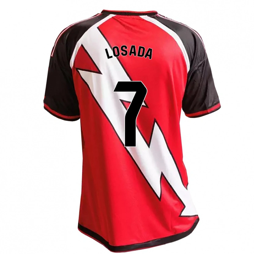 Danxen Damen Juan Losada #7 Rot Schwarz Weiß Auswärtstrikot Trikot 2026/27 T-Shirt Österreich