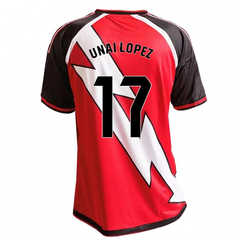 Danxen Damen Unai López #17 Rot Schwarz Weiß Auswärtstrikot Trikot 2026/27 T-Shirt Österreich