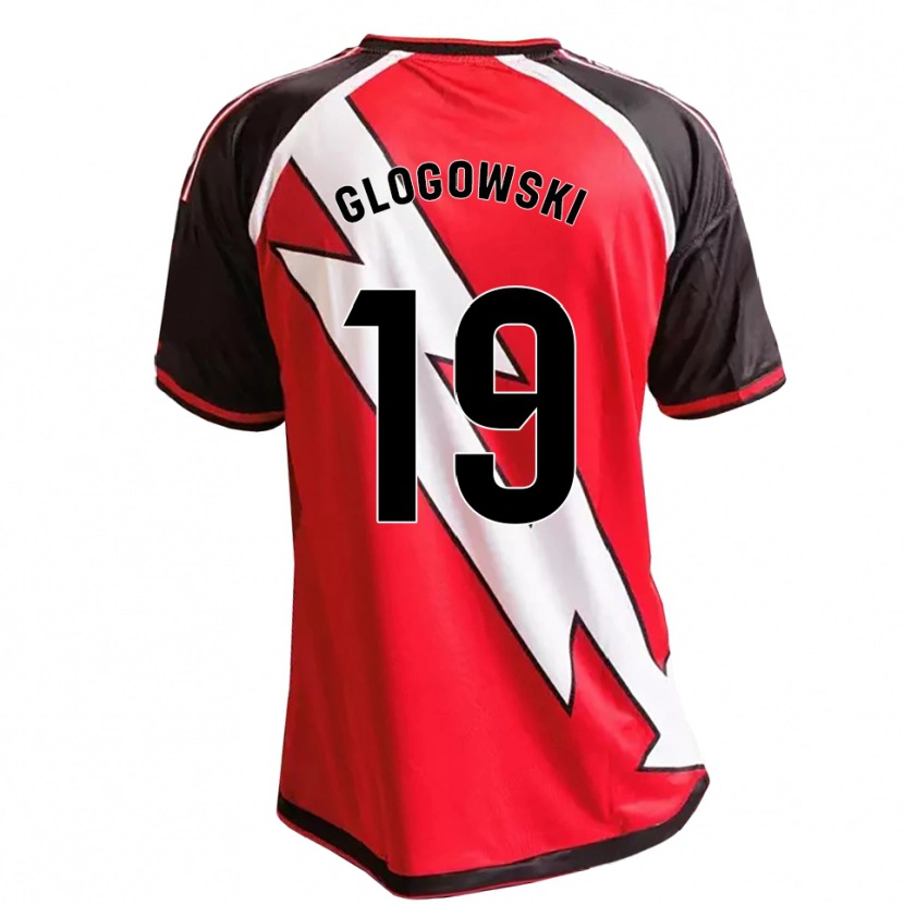 Danxen Damen Wiktor Glogowski #19 Rot Schwarz Weiß Auswärtstrikot Trikot 2026/27 T-Shirt Österreich